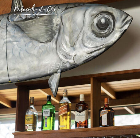 Hoje a noite teremos a janta da Tainha, uma celebracão da pesca da Tainha.